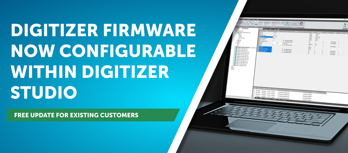 Newsletter - Digitizer Firmware Now Configurable within Digitizer Studio 